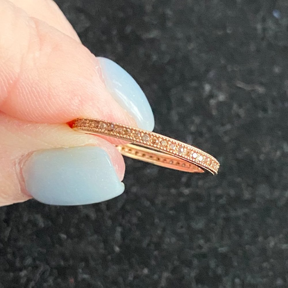 Rose Gold Stackable Ring - image 5